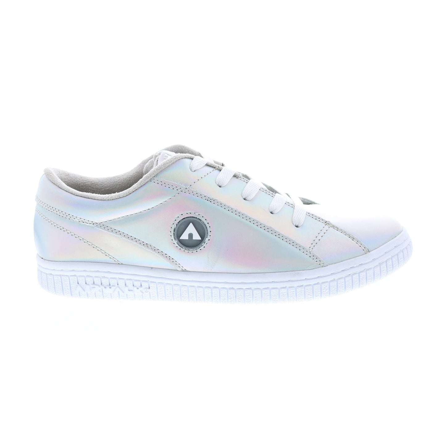 Airwalk One Pearl AW1986301G Mens Silver Skate Inspired Sneakers Shoes