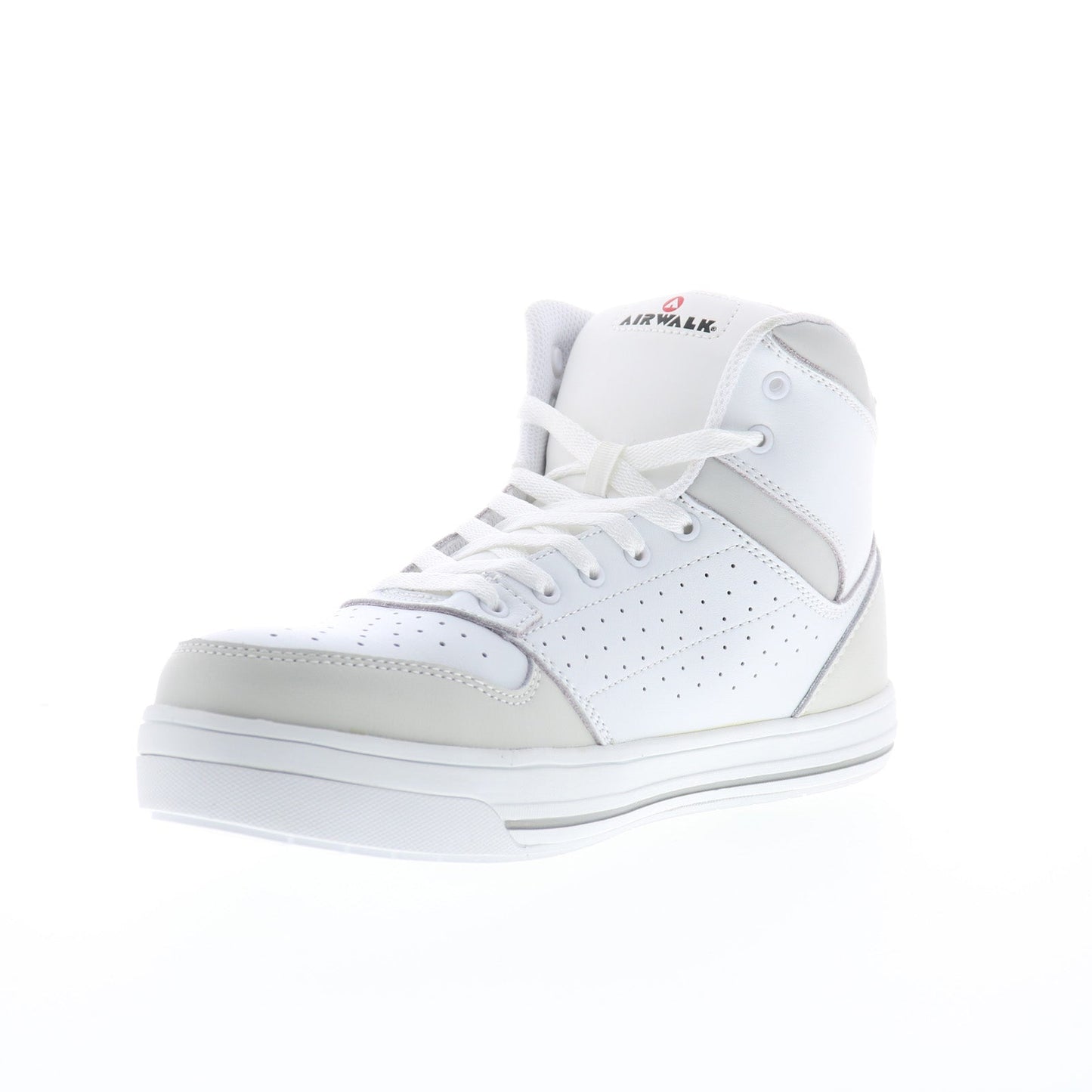 Airwalk Arena Mid Composite Toe EH SR Mens White Wide Work & Safety Shoes