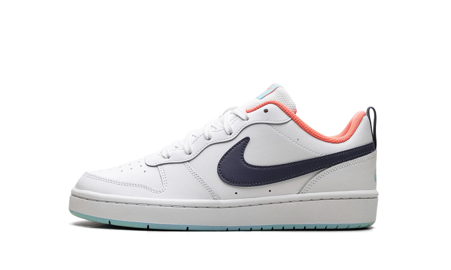 Court Borough Low 2 GS "White Navy" BQ5448 112