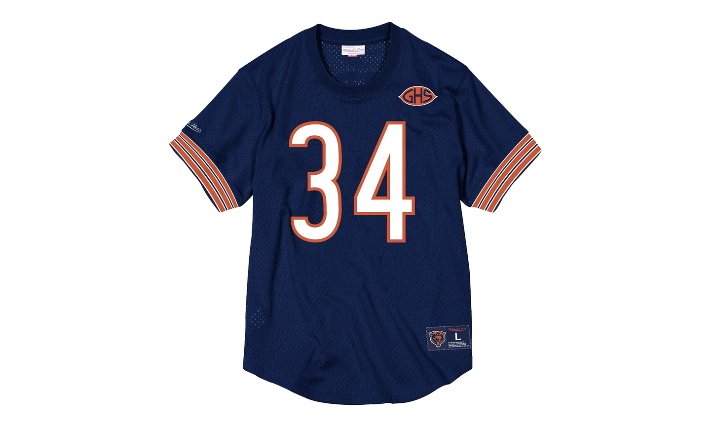 NFL Name & Number Mesh Crew Neck Shirt "Chicago Bears - Navy" NNMPMG18061 CBENAVY83WPA