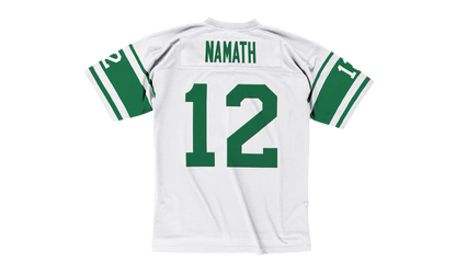 NFL Joe Namath Legacy Jersey "New York Jets - White / Kelly Green" LGJYCP18103 NYJWHT68JNA