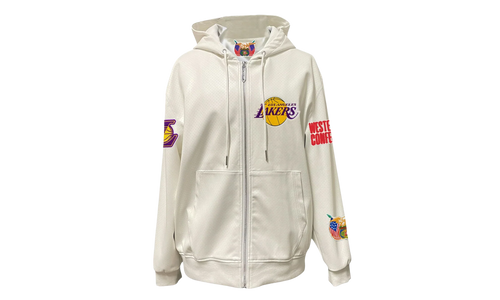 Zip-Up Jacket "Los Angeles Lakers" NBA 147WHT LAK