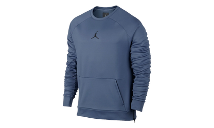 Jordan Jumpman 360 Fleece Crew Training Sweatshirt "Ocean Fog / Black" 809435 404