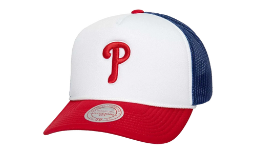 MLB Blocker Trucker Cap "Philadelphia Phillies - White" HT8359 PPHWHIT