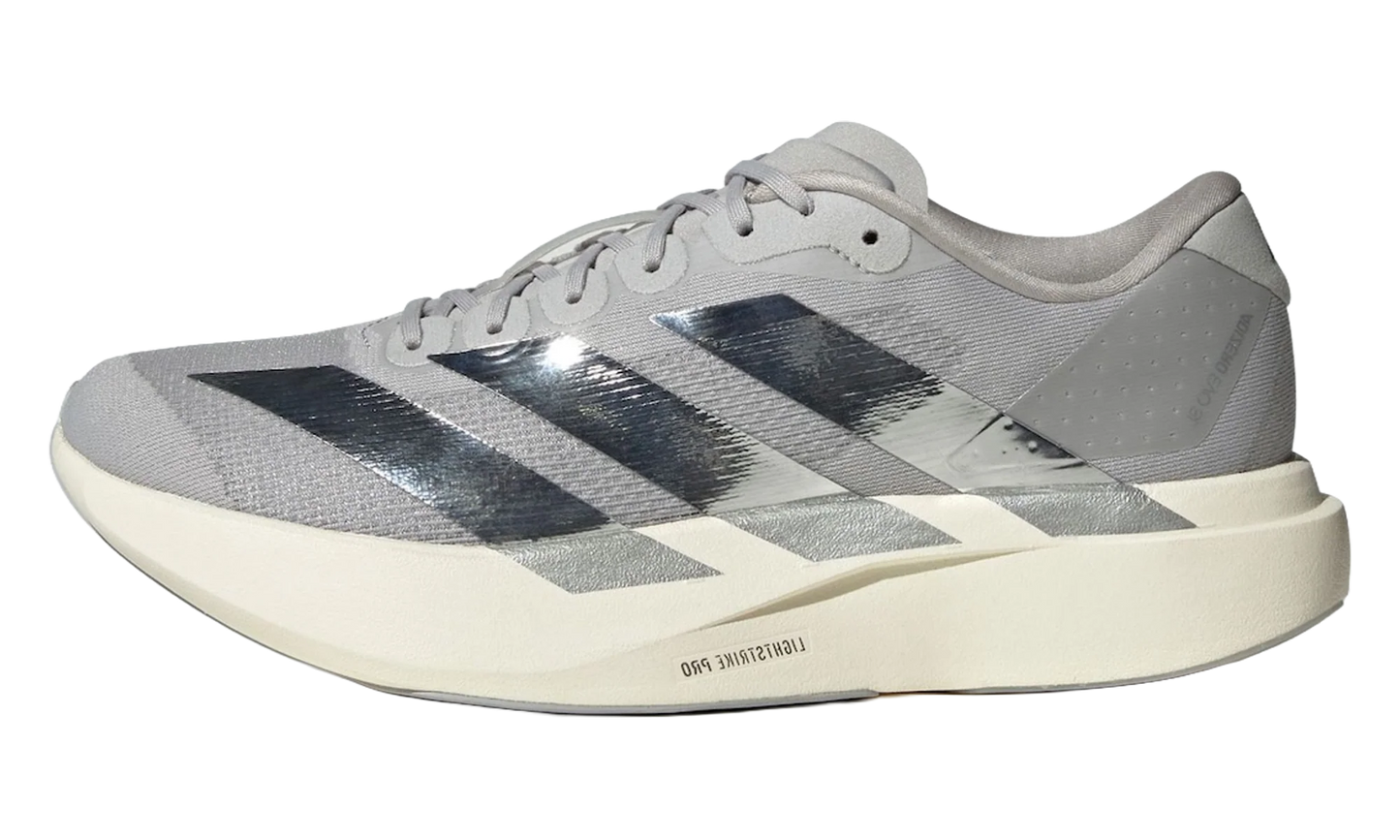 adidas Adizero Evo SL Metallic Stripes "Grey Silver" KJ9664