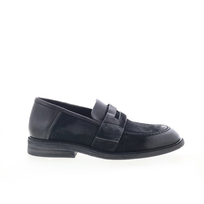 Vern B20101-101-0004 Womens Black Loafers & Slip Ons Casual Shoes