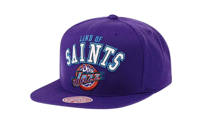NBA Hardwood Classics Zigzag Snapback Cap "Utah Jazz - Purple" HHSS1100 UJAYYPPPPURP