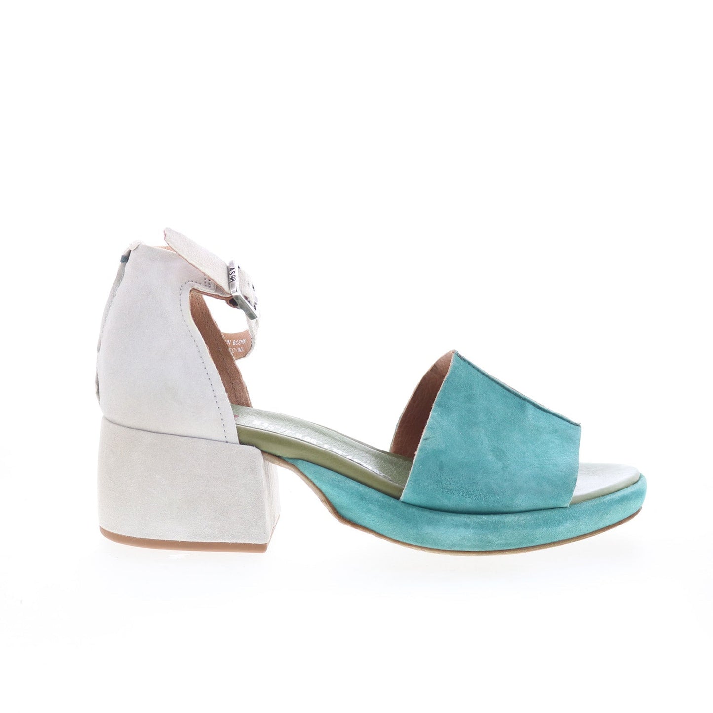 Crue B21003-201-0001 Womens Blue Suede Platform Sandals Shoes