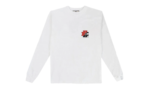 EE LONG SLEEVE T-SHIRT "FW23 - White/Red/Black" EE516