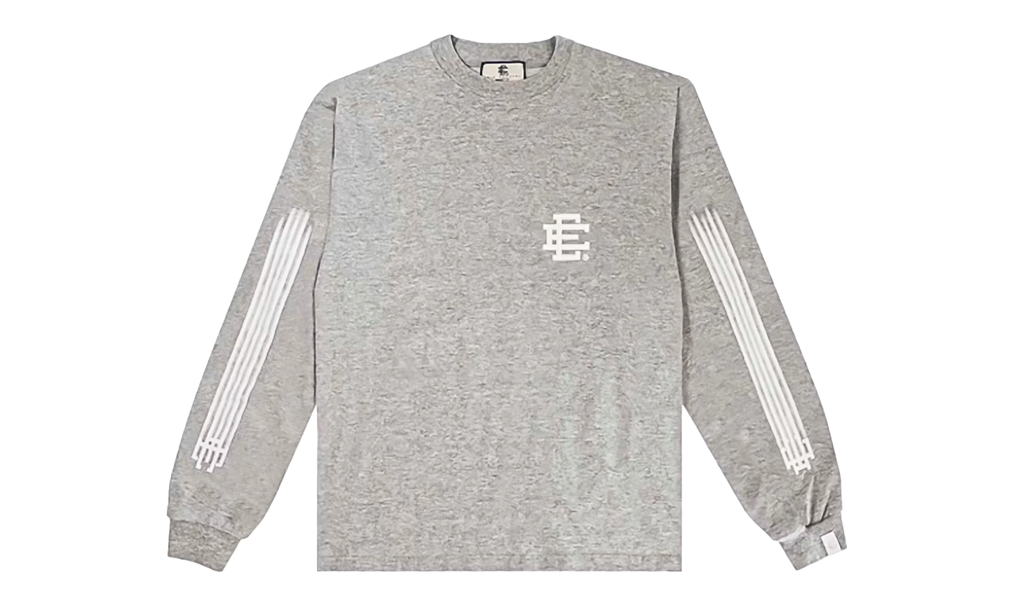 EE LONG SLEEVE T-SHIRT "SS25 - Heather Grey/White" EE647