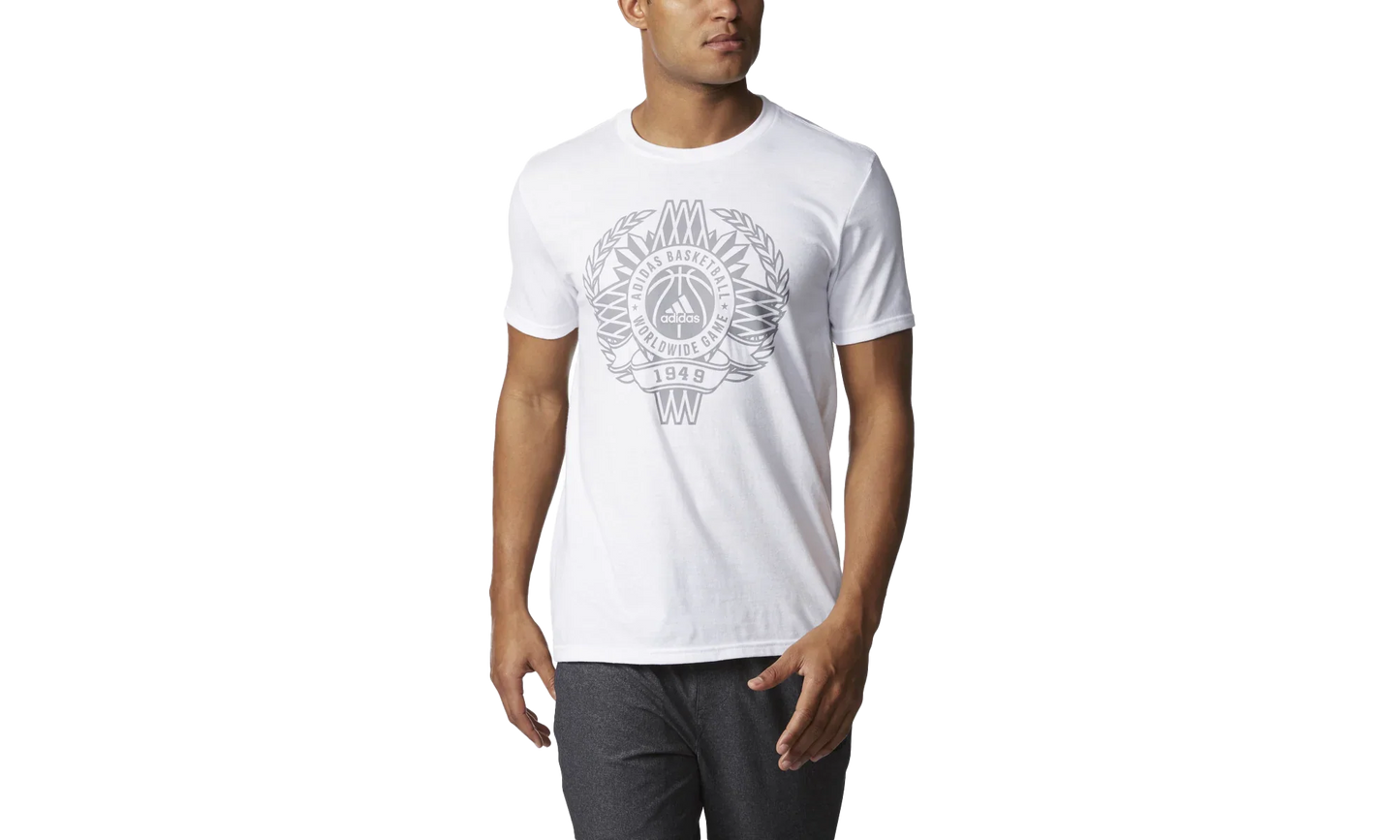 Global Game Short Sleeve T-Shirt "White / Grey" BP7753