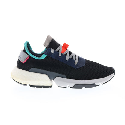 P.O.D. S3.1 Dolphins B28080 Mens Black Mesh Lifestyle Sneakers Shoes