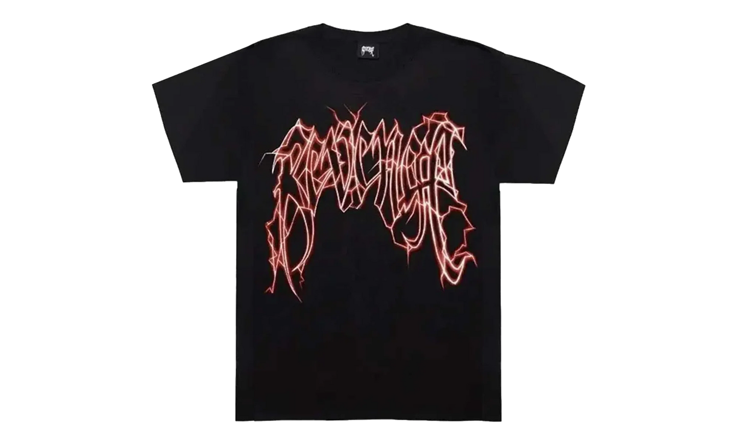 Lightning Arch Logo T-Shirt "Black / Red" 04D102FA