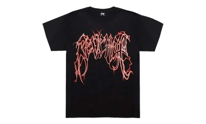Lightning Arch Logo T-Shirt "Black / Red" 04D102FA