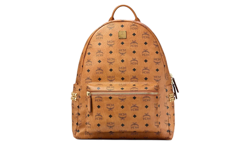 Medium Stark Backpack in Visetos "Cognac" MMKEAVE12CO001