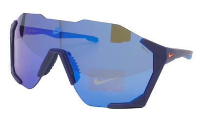Charged Shield Sunglasses "Matte Blue Void / Blue Mirror" IB3518X 492