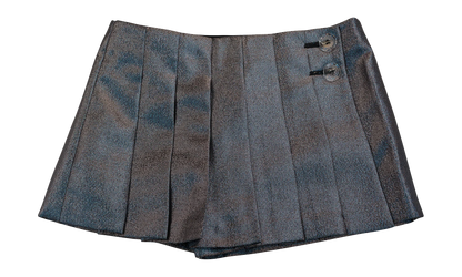 PLEATED MINI SKIRT WMNS "Blue" 95 OKO 0002