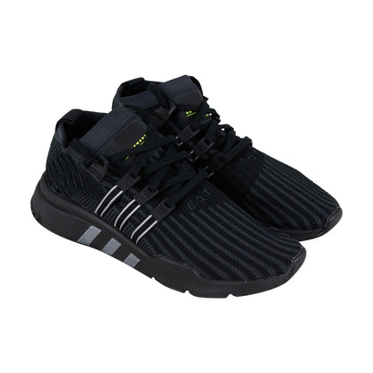 Eqt Support Mid Adv B37456 Mens Black Canvas Lifestyle Sneakers Shoes