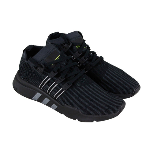 Eqt Support Mid Adv B37456 Mens Black Canvas Lifestyle Sneakers Shoes