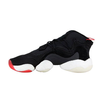 Crazy Byw B37480 Mens Black Canvas Lace Up Athletic Basketball Shoes