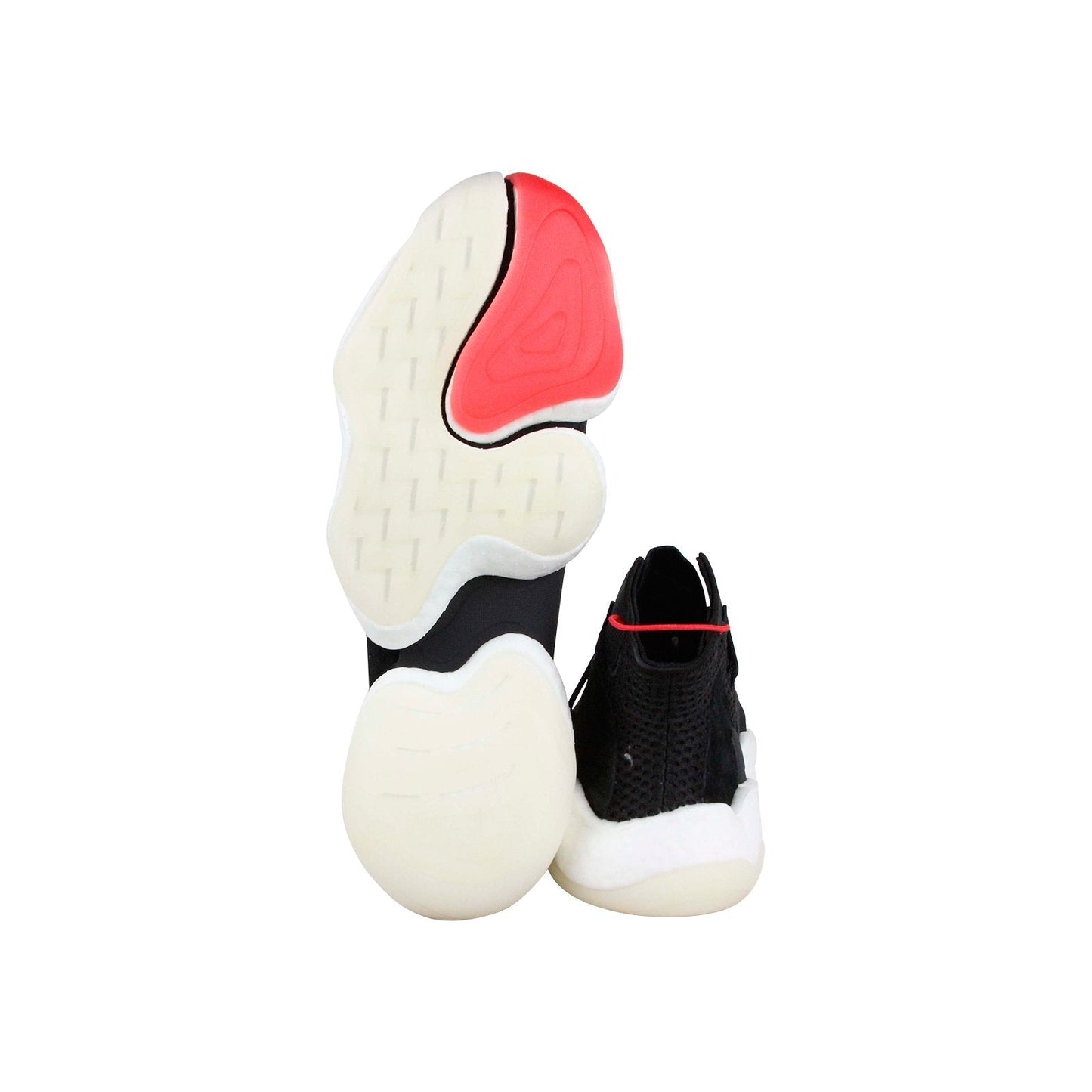 Crazy Byw B37480 Mens Black Canvas Lace Up Athletic Basketball Shoes