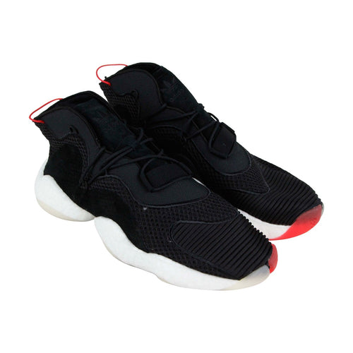 Crazy Byw B37480 Mens Black Canvas Lace Up Athletic Basketball Shoes