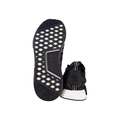 Nmd R1 Stlt Pk B37636 Mens Black Canvas Lace Up Lifestyle Sneakers Shoes