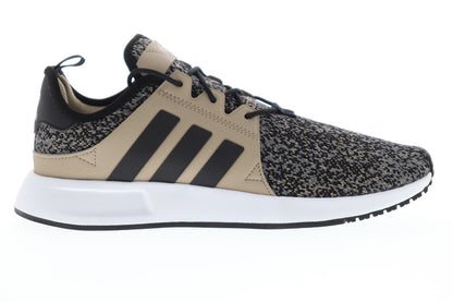 X_PLR B37930 Mens Black Canvas Casual Low Top Lifestyle Sneakers Shoes