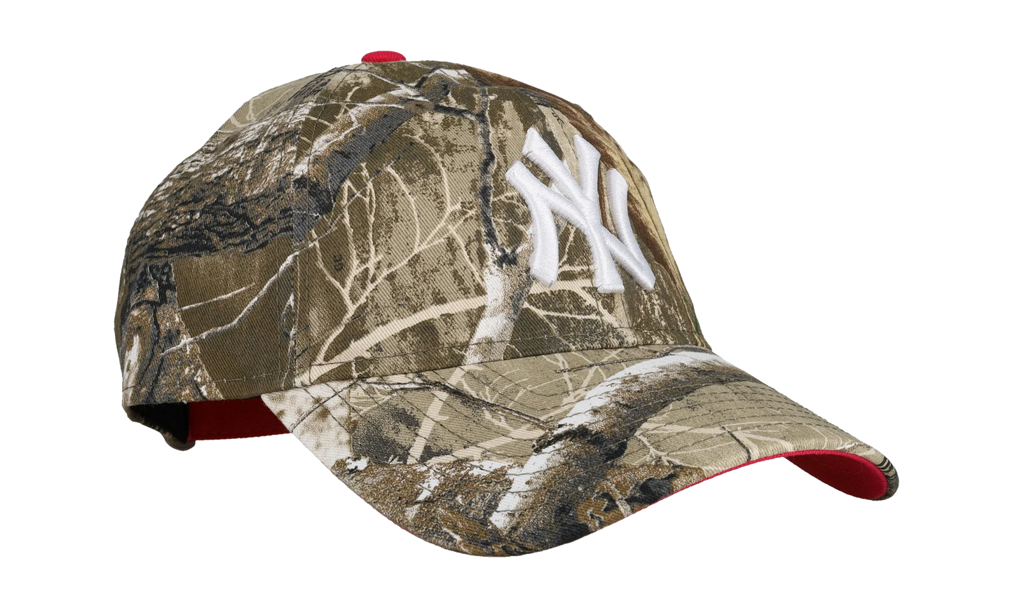 9TWENTY New York Yankees Premium Adjustable Hat "Real Tree / Bright Pink" NE328