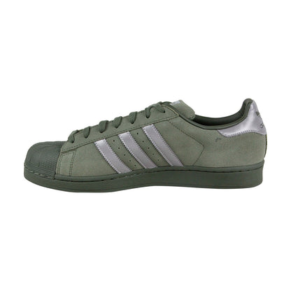 Super Star B41988 Mens Green Suede Lace Up Lifestyle Sneakers Shoes