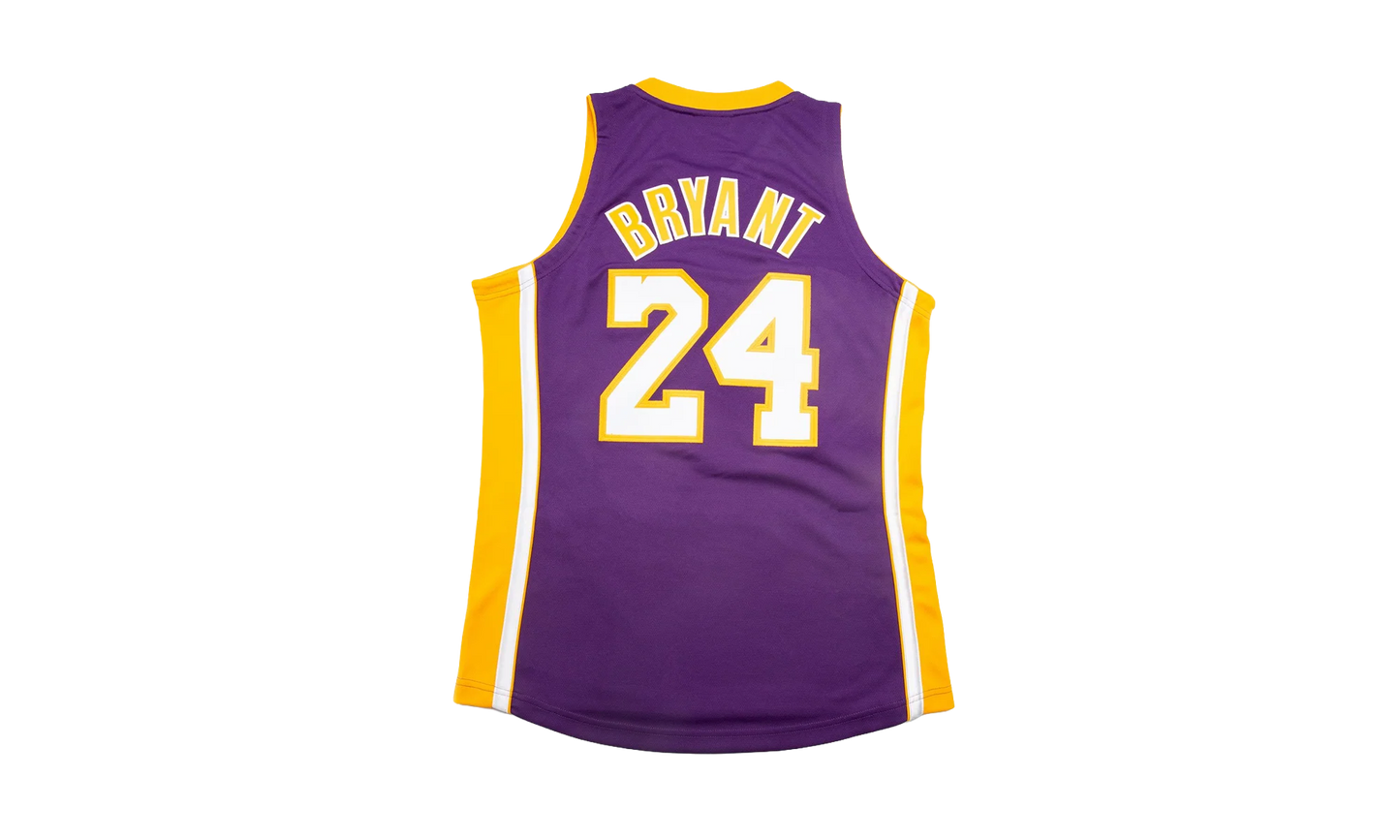 NBA Kobe Bryant Authentic Jersey "2008-09 Los Angeles Lakers - Purple" AJY4EL18017 LALPURP08KBR
