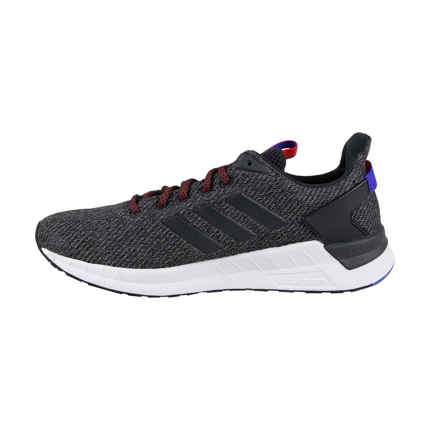 Questar Ride B44809 Mens Gray Canvas Lace Up Athletic Running Shoes