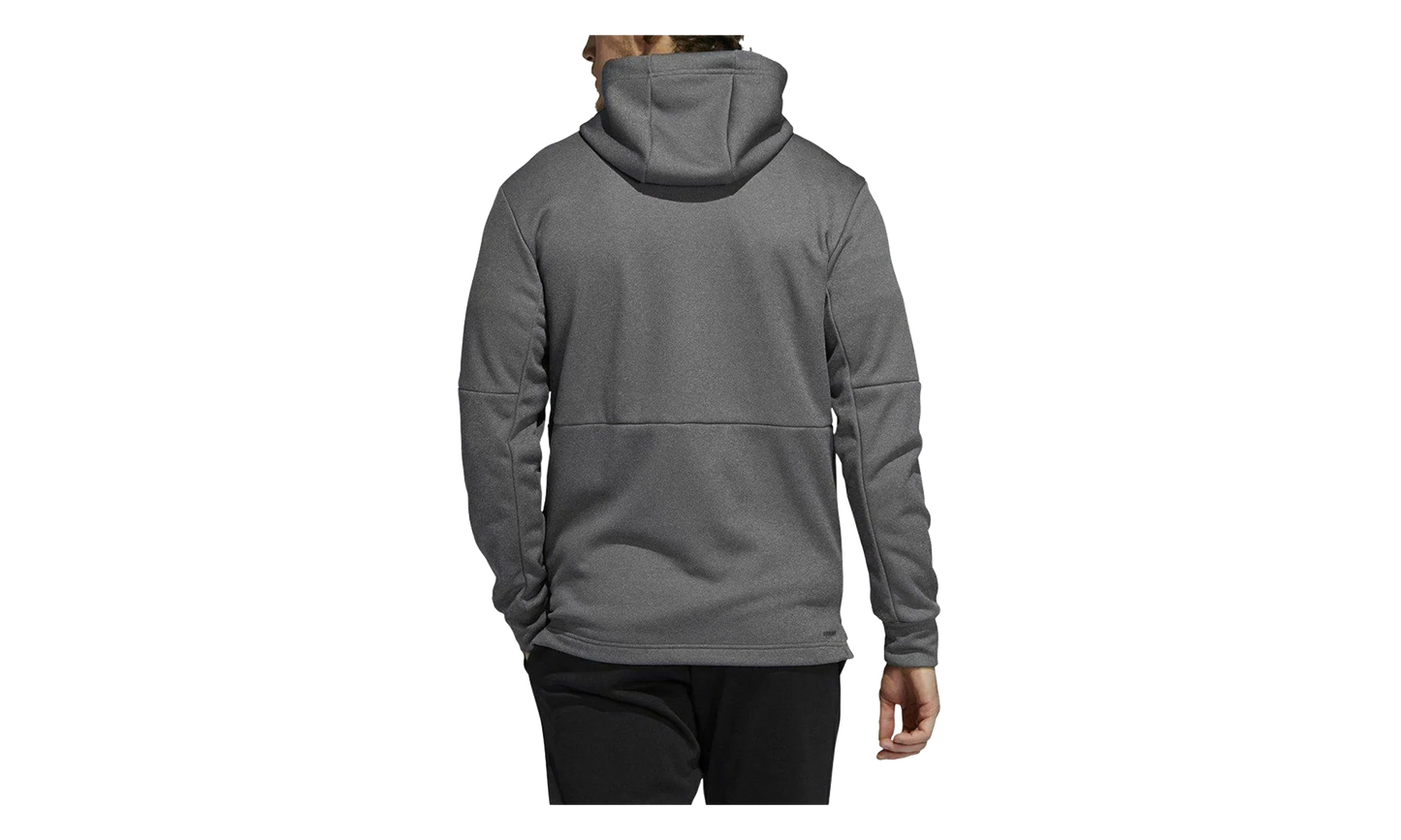 Game & Go Full Zip Hoodie "Dark Solid Grey / White" GD0867
