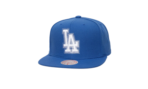 MLB Blurred Vision Snapback Cap "Los Angeles Dodgers - Blue" HHSS7657 LADYYPPPBLUE