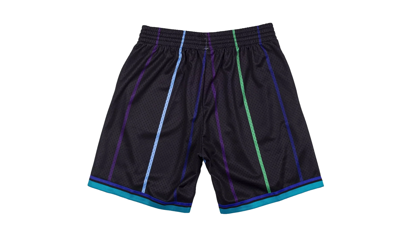 NBA Reload Swingman Shorts "1992 Charlotte Hornets - Black" SMSHCP19278 CHOBLCK92