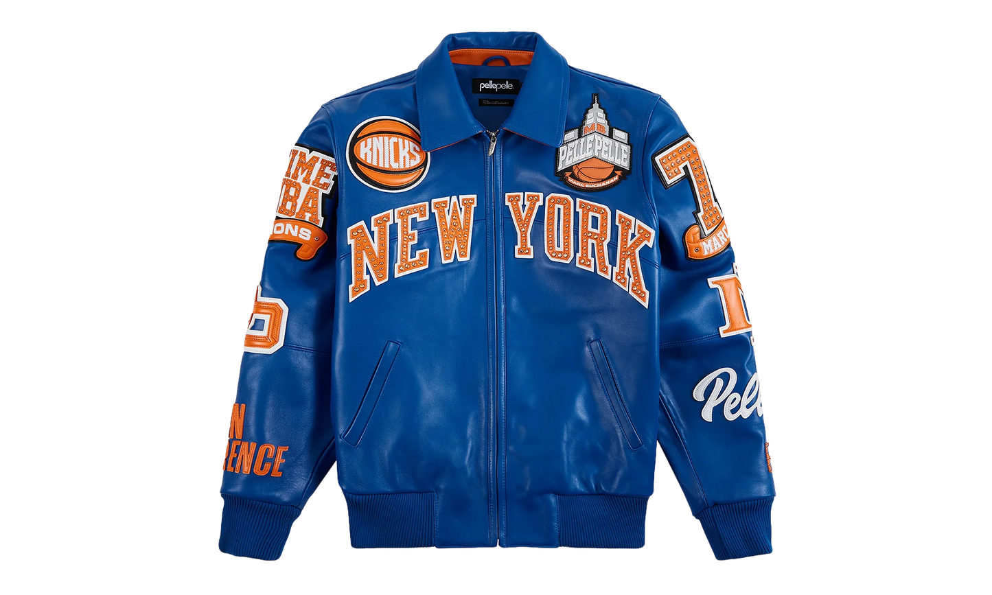 New York Knicks For The City Jacket "Royal / Orange / White" PP027