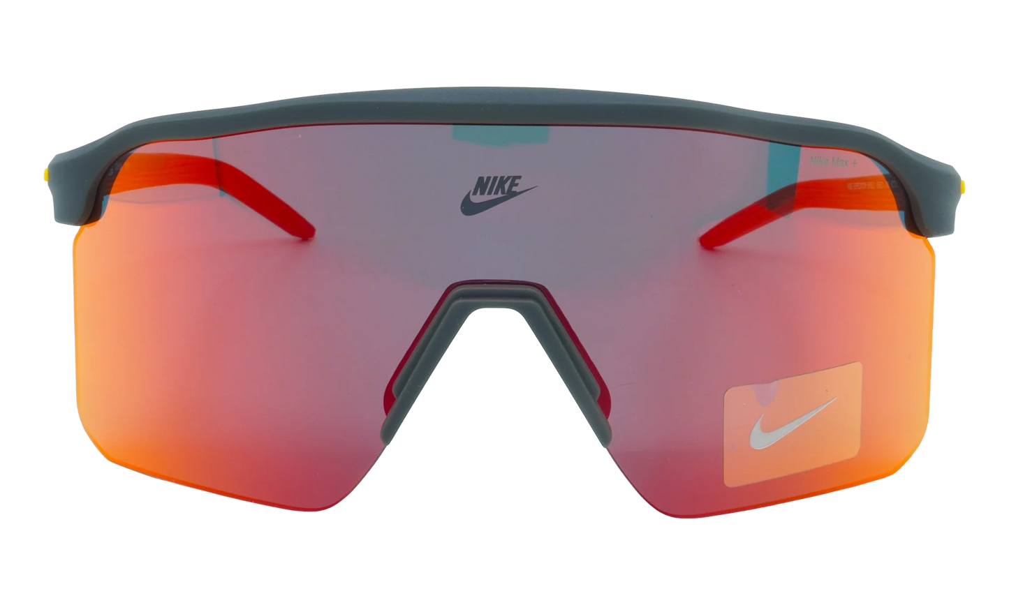 Expedition Shield Sunglasses "Matte Dark Smoke Grey / Red Mirror" IB6562X 200