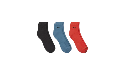 Everyday Plus Cushioned Training Ankle Socks (3 Pairs) "Multicolor" SX6890 912