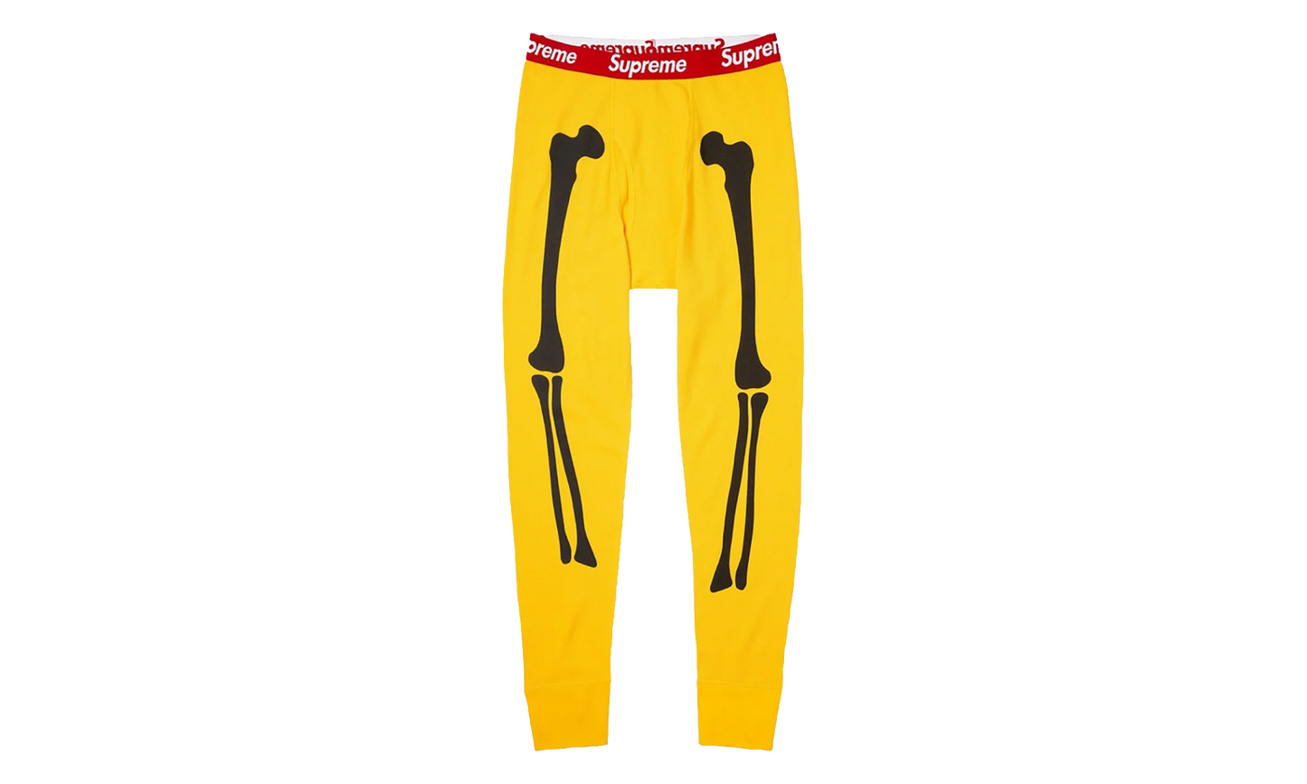 Hanes Bones Thermal Pant FW25 (1 Pack) "Yellow" SU27236