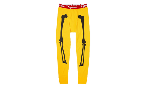 Hanes Bones Thermal Pant FW25 (1 Pack) "Yellow" SU27236