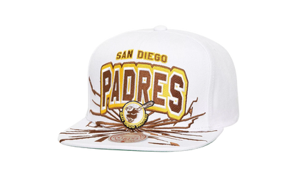 MLB Cooperstown Aftershock Snapback Cap "San Diego Padres - White" HS8551 SDPWHIT
