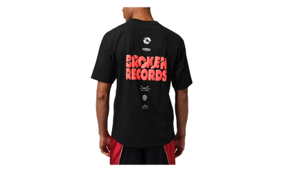 Jordan Broken Records Graphic T-Shirt "Black / Infrared 23" IF3055 010