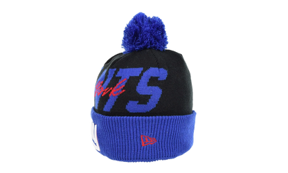 New York Giants Cuffed Knit Pom Beanie "Black / Blue" 60268805