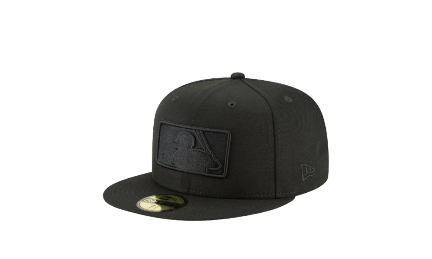 MLB Batterman Logo Blackout Basic 59FIFTY Fitted Hat "Black" 11591133