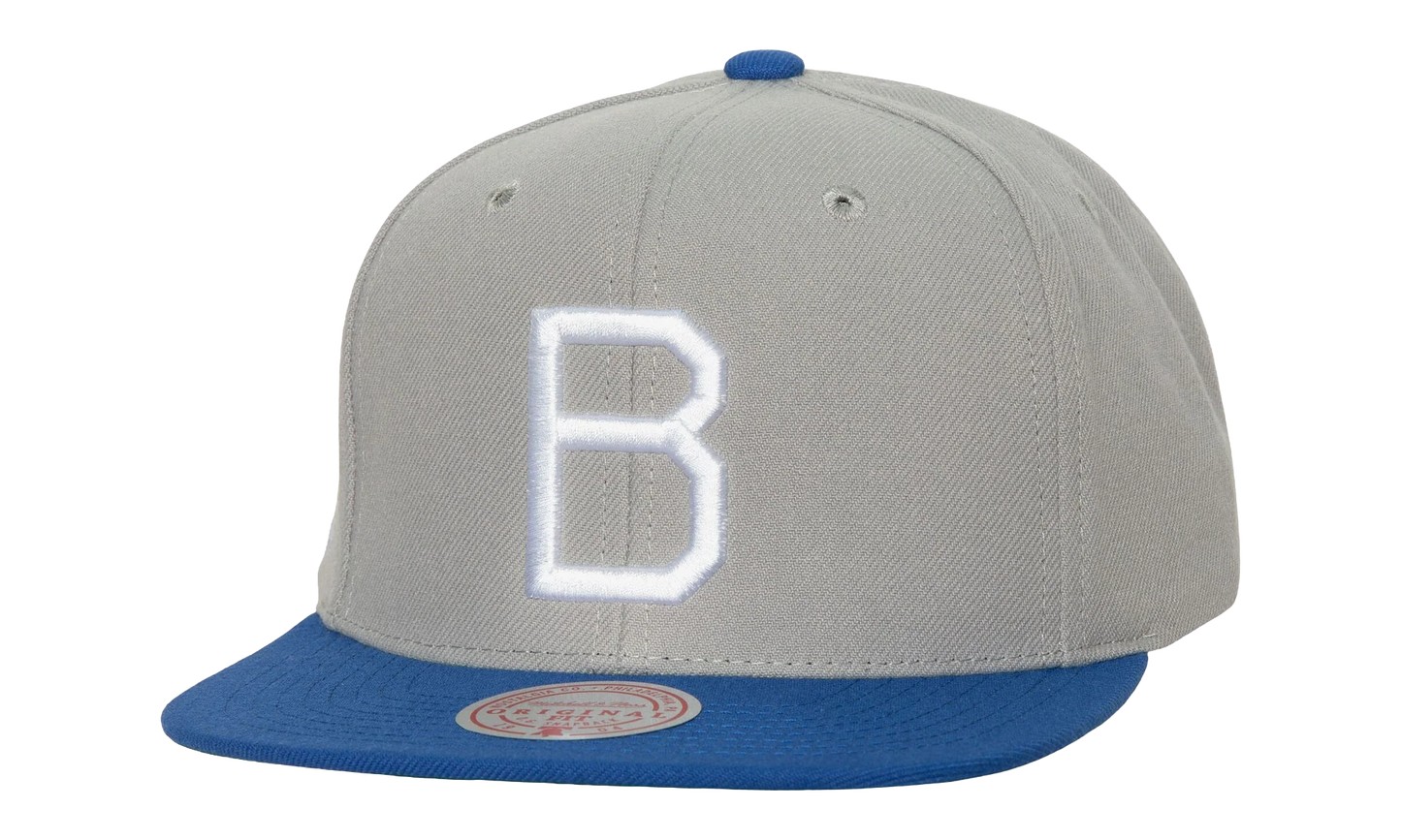 MLB Cooperstown Away Snapback Cap "Brooklyn Dodgers - Grey" HHSS6481 BDOYYPPPGREY