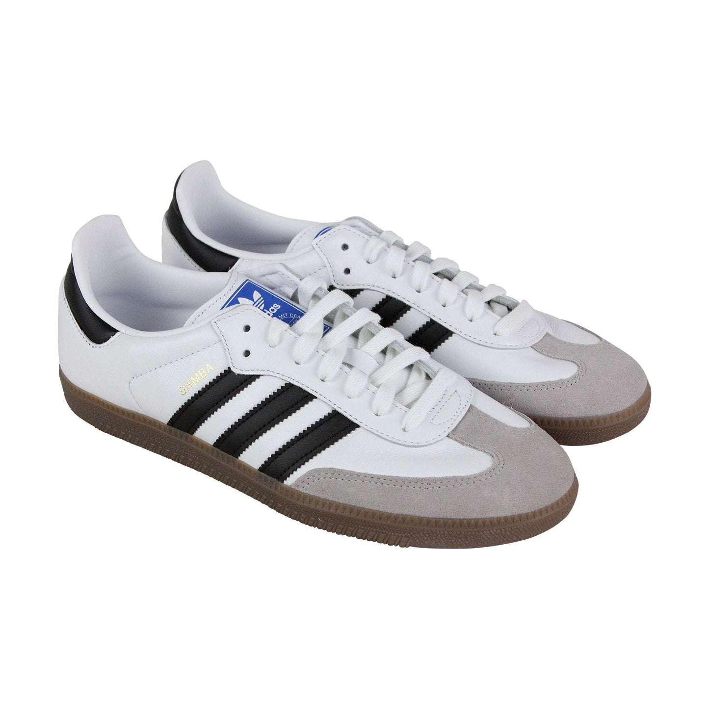 Samba Og B75806 Mens White Suede Lace Up Lifestyle Sneakers Shoes