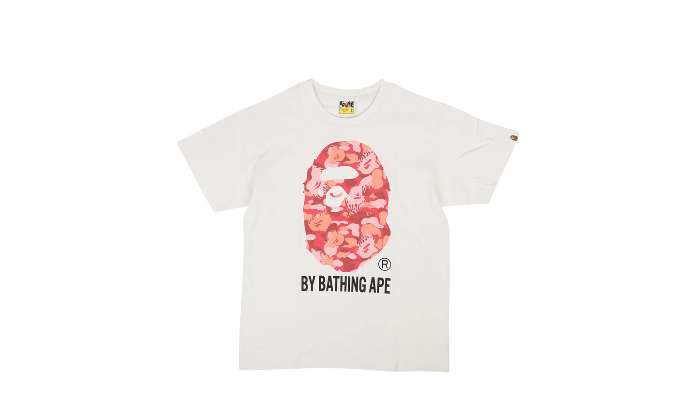 Red Big Head Tee "White" BAP XTSH 0050