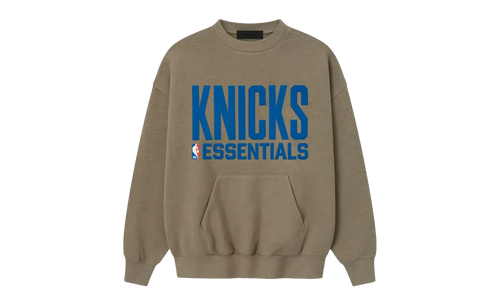 NBA Mens Knicks Sports Fit Crewneck "Homestead Heather" 192NB256508F
