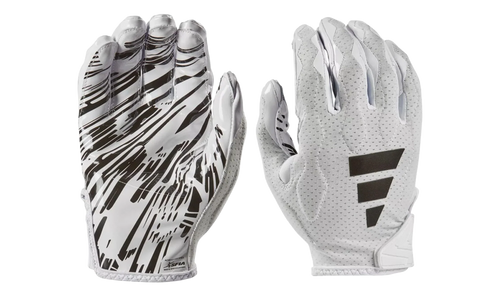 Freak 6.0 Padded Football Gloves "White / Black" AF1605 WHT BLK