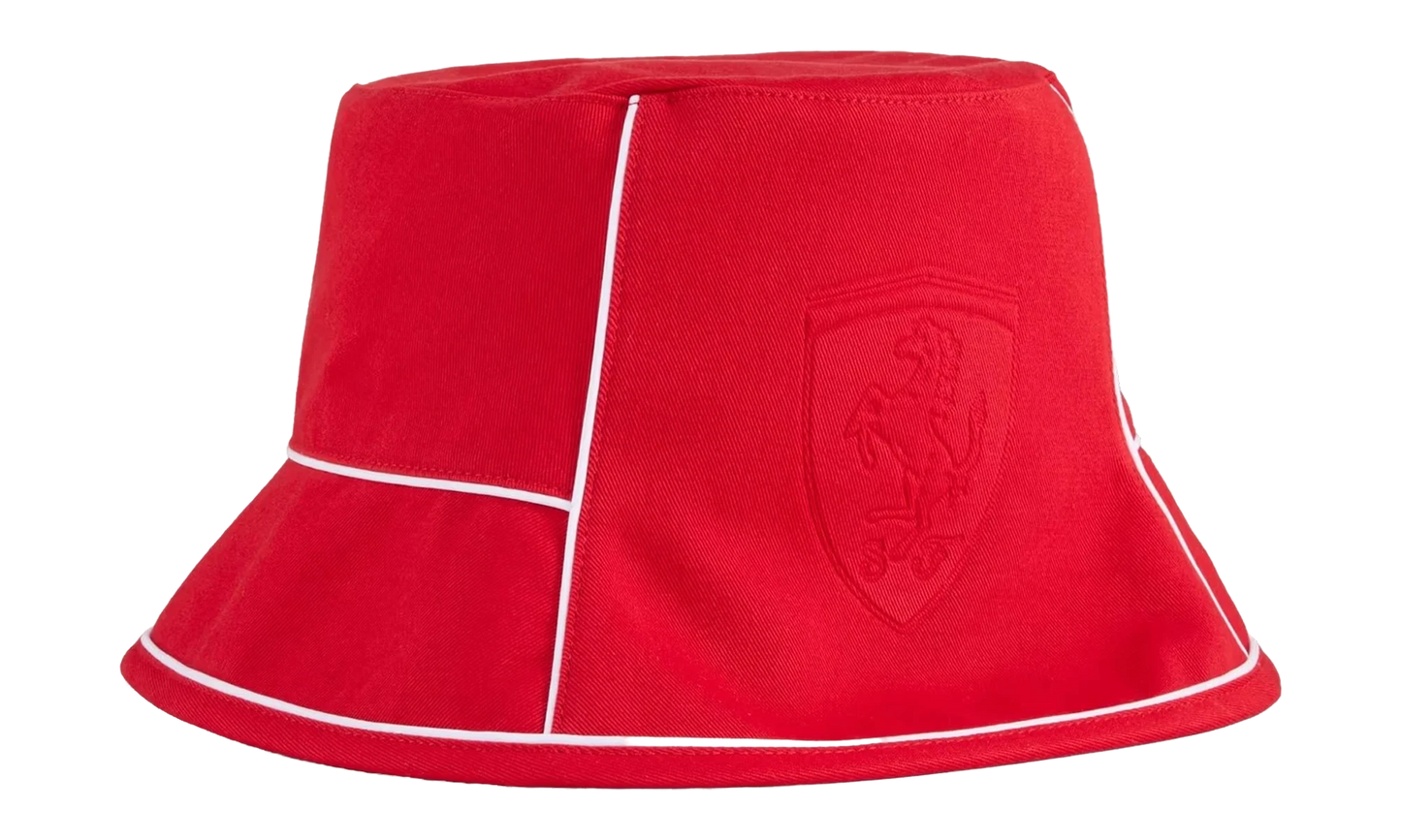 FERRARI RACE PREMIUM BUCKET HAT "Red" 026079 01